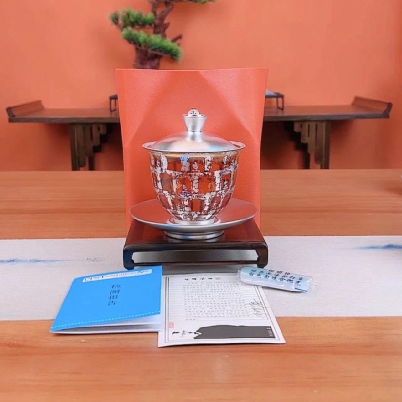 【汀和大福】萬佛朝宗三才蓋碗 【汀和大福】萬佛朝宗三才蓋碗