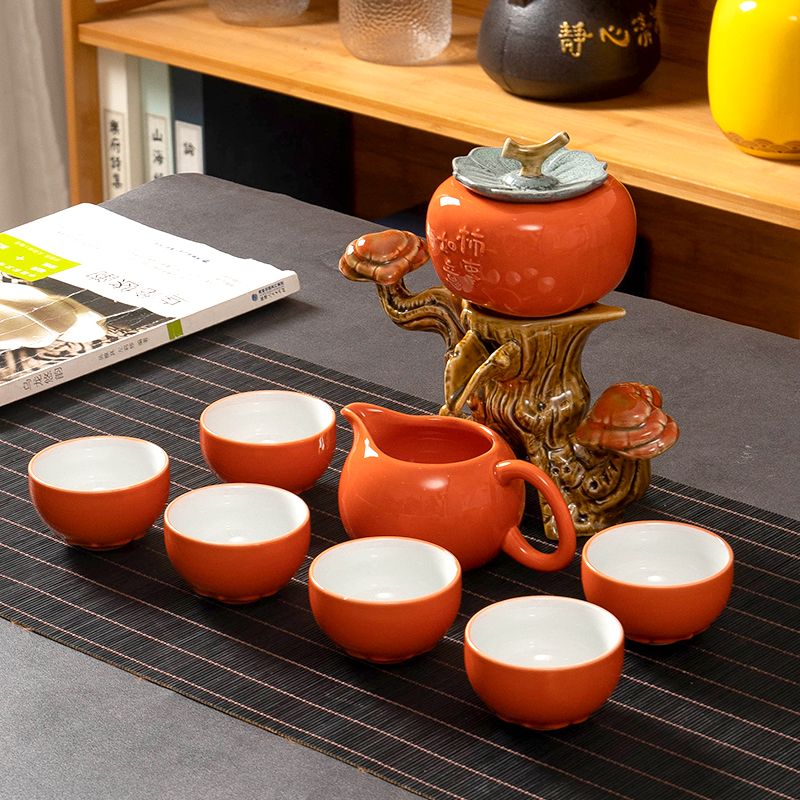 【汀和大福】時來運轉/柿事如意靈芝自動茶具 【汀和大福】時來運轉/柿事如意靈芝自動茶具